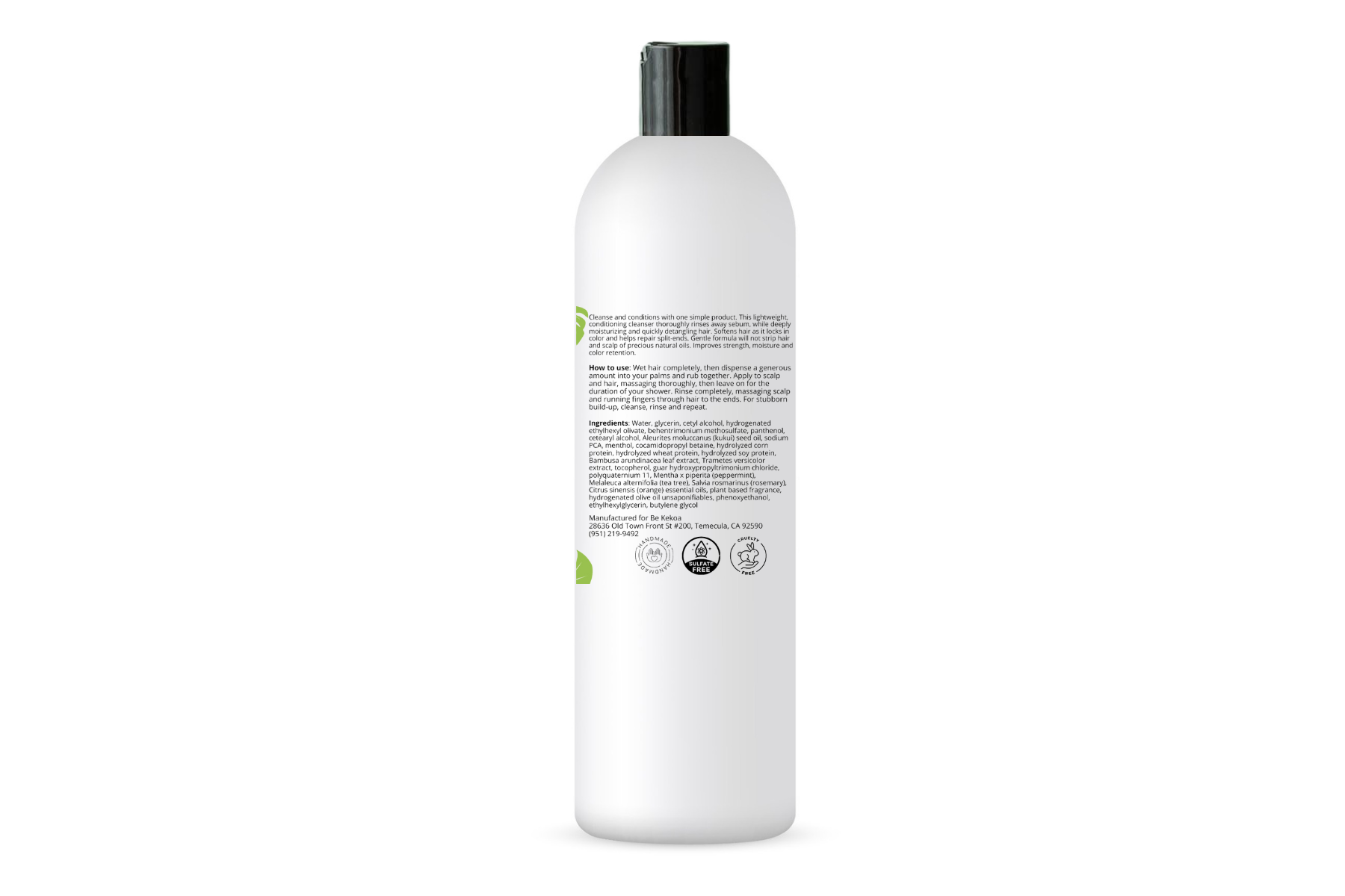Be Clean, Cleansing Conditioner - Be Kekoa -  Conditioner