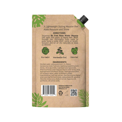 Be Free Rose Water Mousse - 1 Liter Pouch - Be Kekoa -  Styling